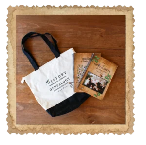 Genealogy Bag & Notebooks